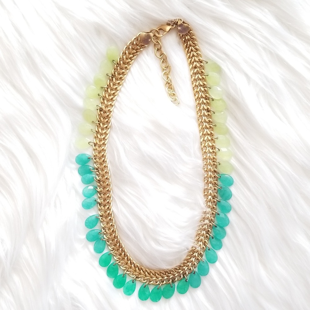 Stella & Dot Contessa Jade Necklace